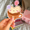 Oreja Pan Dulce Vinyl Matte Sticker 3"