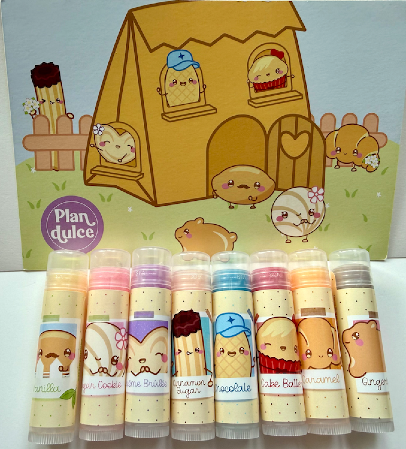 Pan Dulce Flavored HandMade Lip Balm - All Natural & Sweetened - Choose Your Character Flavor