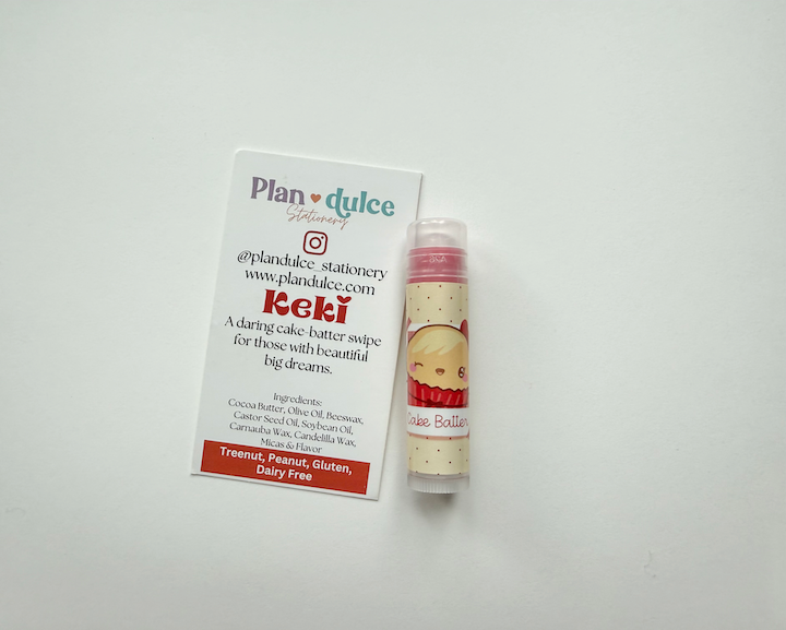 Pan Dulce Flavored HandMade Lip Balm - All Natural & Sweetened - Choose Your Character Flavor