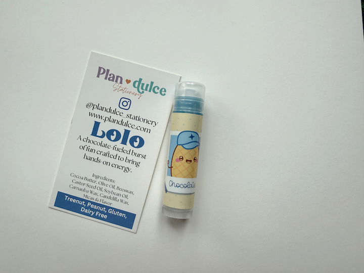 Pan Dulce Flavored HandMade Lip Balm - All Natural & Sweetened - Choose Your Character Flavor